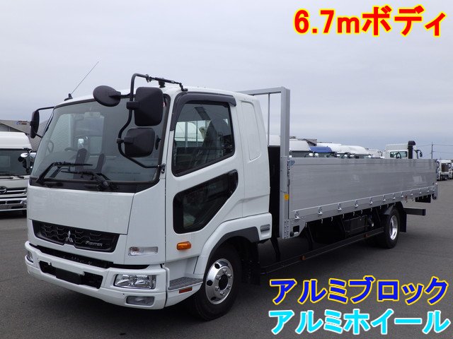 平ボディ 三菱 4t ワイド 2KG-FK62F 