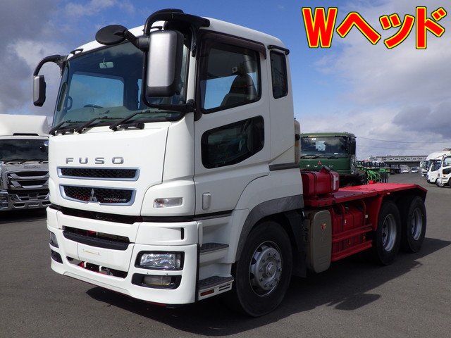 Ｗヘッド 三菱 10t超 QKG-FV60VJR 