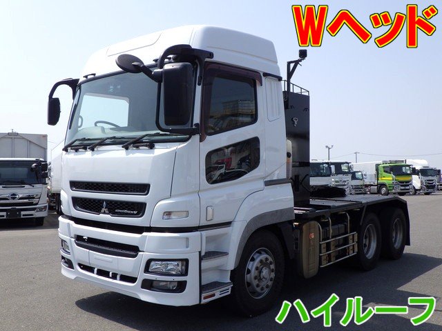 Ｗヘッド 三菱 10t超 QKG-FV60VJR 