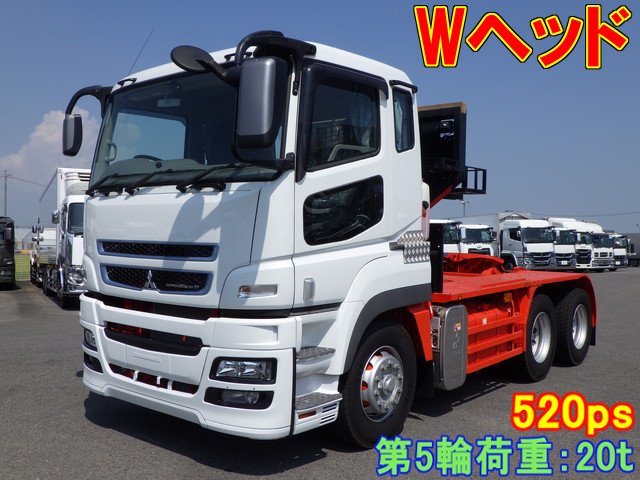Ｗヘッド 三菱 10t超 QKG-FV60VJR 