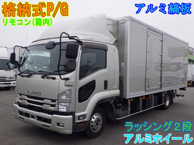 冷凍車 イスズ 4t ワイド 2PG-FRR90T2 