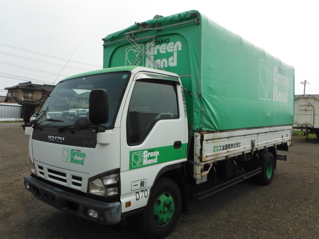 Isuzu Pa Npr81r Canvas Wing Van 1t 4t Wide Stock List Nikkoauto Ltd Japanese Used Truck Japanese Heavy Industrial Machine Export